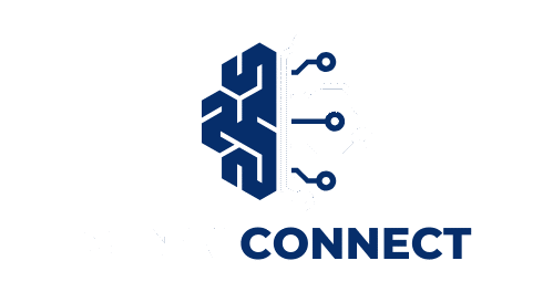 blue and black modern brain technology logo design (2)